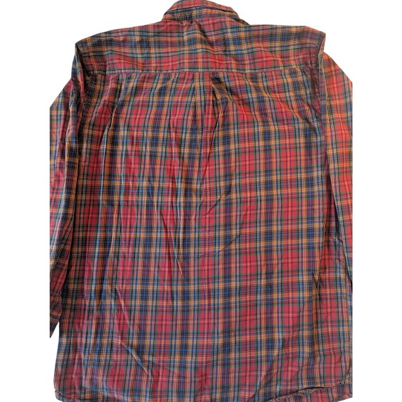 Wrangler‎ George Strait Plaid Shirt Size Large Western Cowboy Cut rodeo rustic - Picture 2 of 3